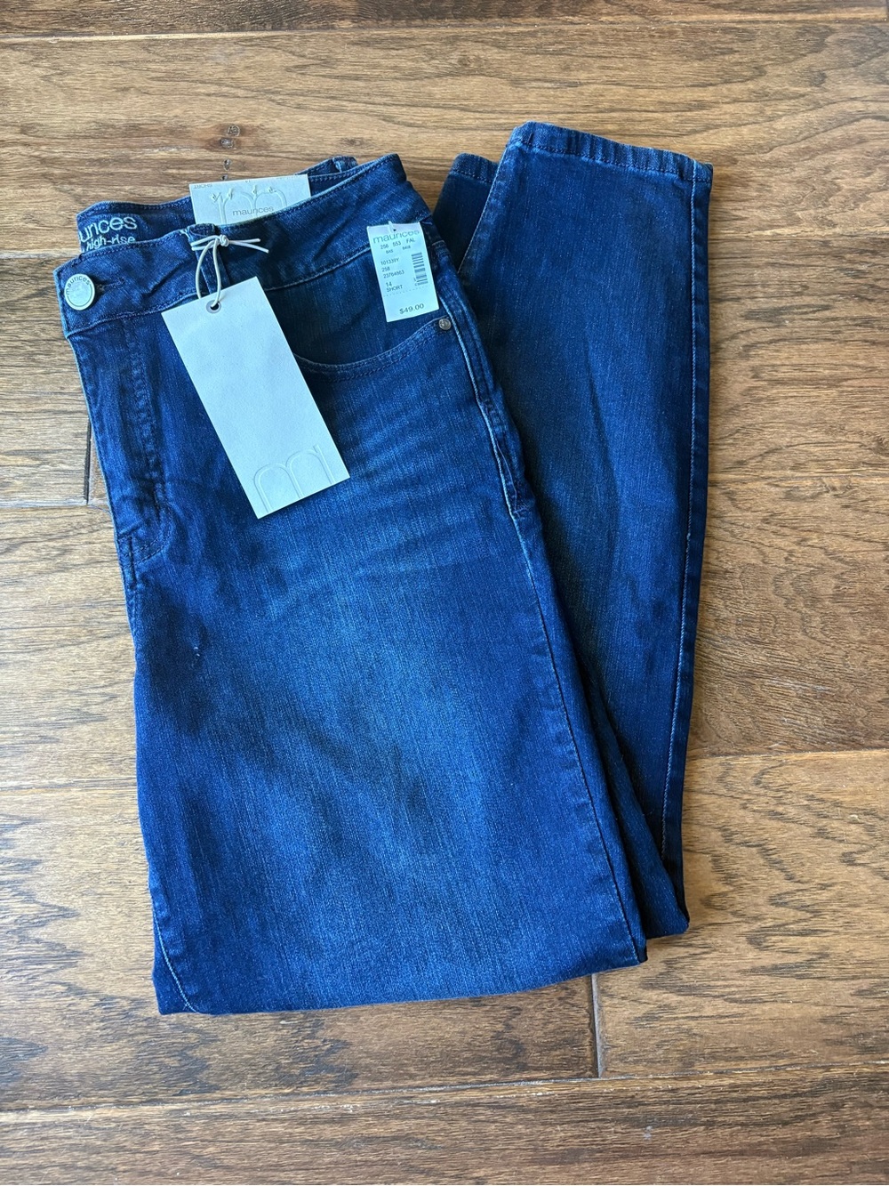Maurices Women's Dark Blue Ankle Jeans